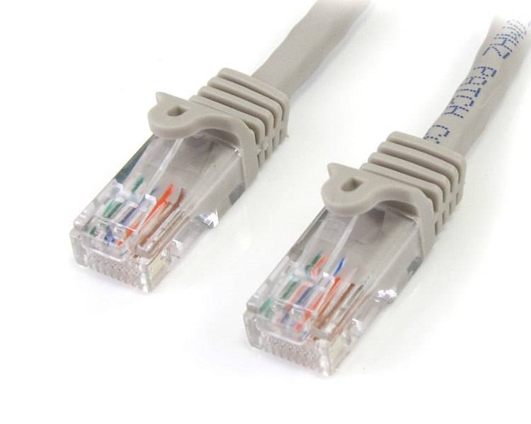 Rca Informatique - Image du produit : 15M GRAY SNAGLESS CAT5E UTP PATCH CABLE