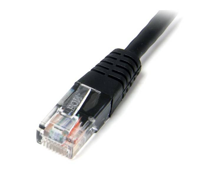 Rca Informatique - image du produit : CABLE PATCH UTP CAT5E NOIR MOULE