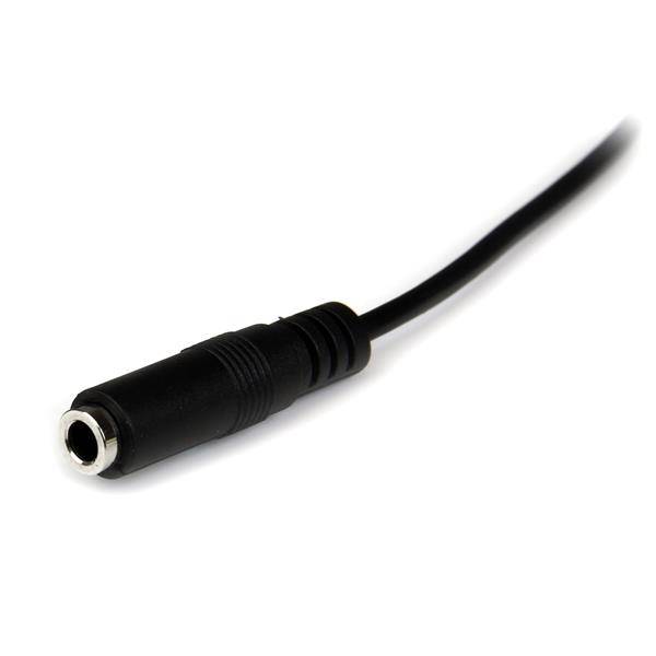 Rca Informatique - image du produit : CABLE DEXTENSION AUDIO STEREO SLIM 35INMM - 1M- M/F