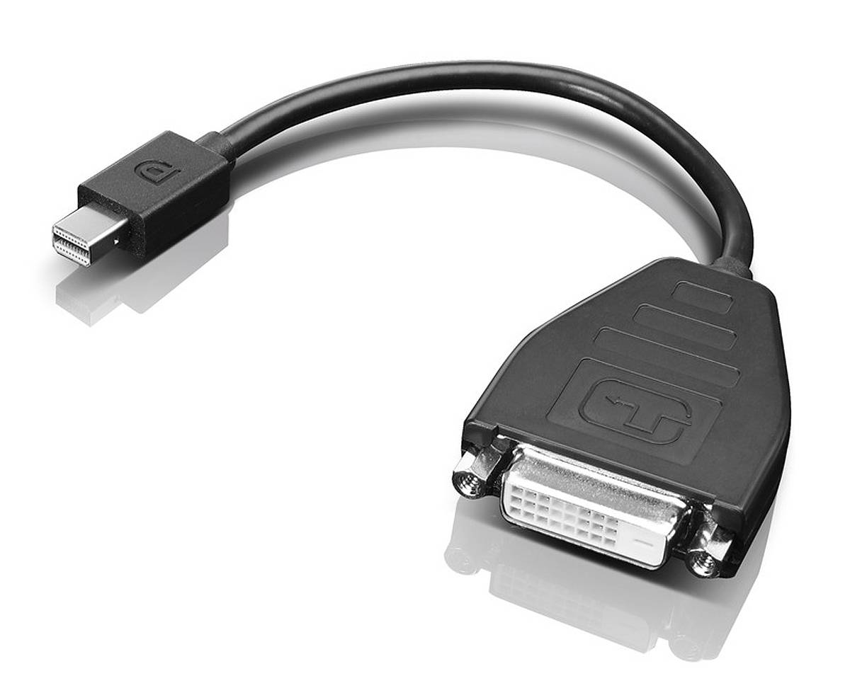 Rca Informatique - Image du produit : LENOVO MINI DP TO DVI ADAPTER DISPLAYPORT/DVI FOR VIDEO DEVICE