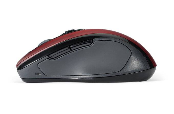 Rca Informatique - image du produit : SOURIS OPTIQUE PROFIT SANS FIL MID SIZE (ROUGE RUBIS )