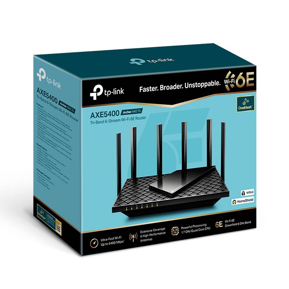 Rca Informatique - image du produit : AX5400 TRI-BAND WI-FI 6E ROUTER