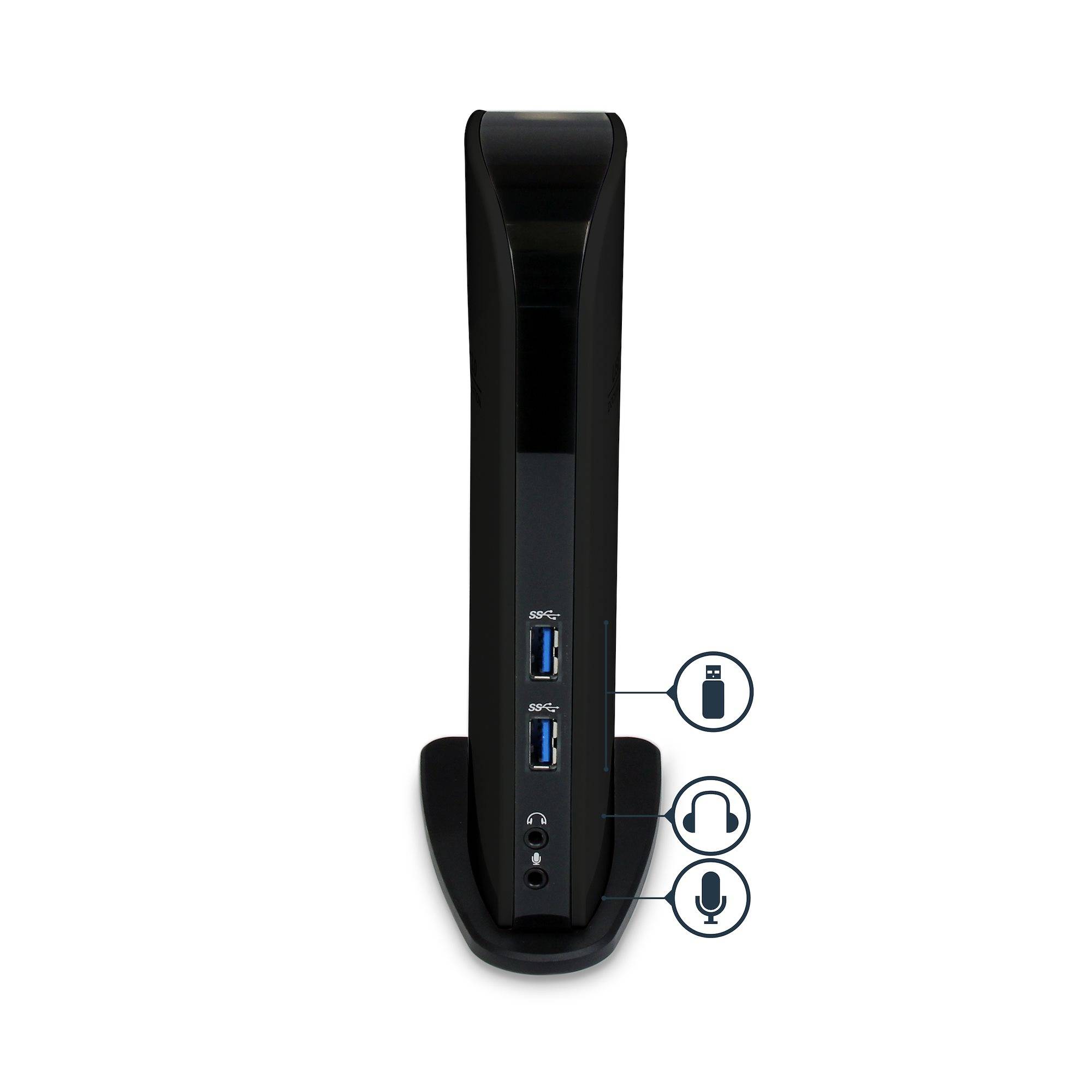 Rca Informatique - image du produit : STATION DACCUEIL ORDINATEUR USB 3.0 HDMI/DVI