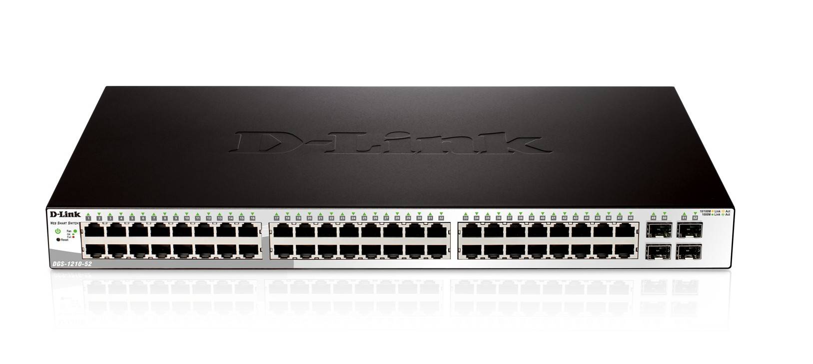 Rca Informatique - Image du produit : 52-PORT LAYER2 SMART MANAGED GIGABIT SWITCH