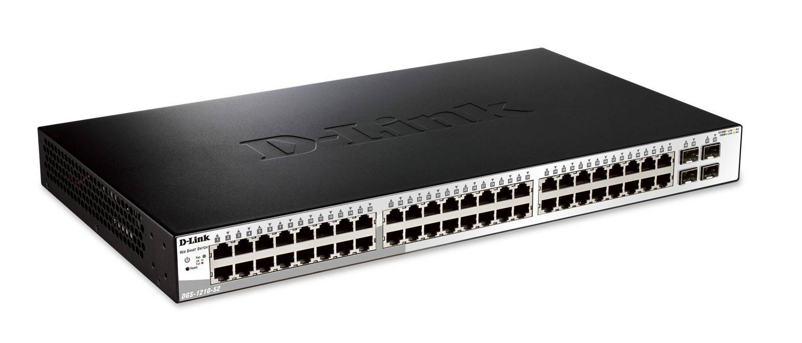 Rca Informatique - image du produit : 52-PORT LAYER2 SMART MANAGED GIGABIT SWITCH