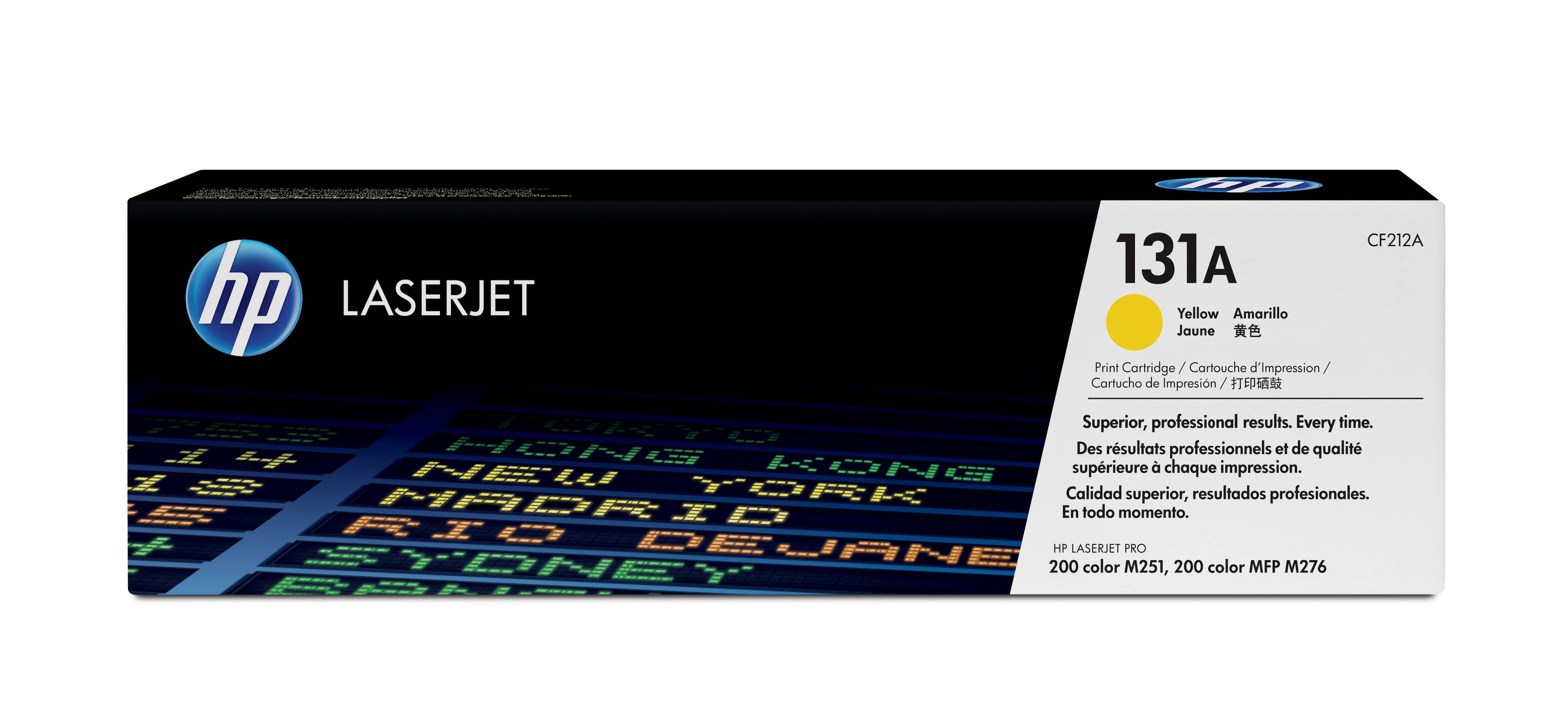 Rca Informatique - Image du produit : TONER CARTRIDGE 131A YELLOW YELLOW LASERJET