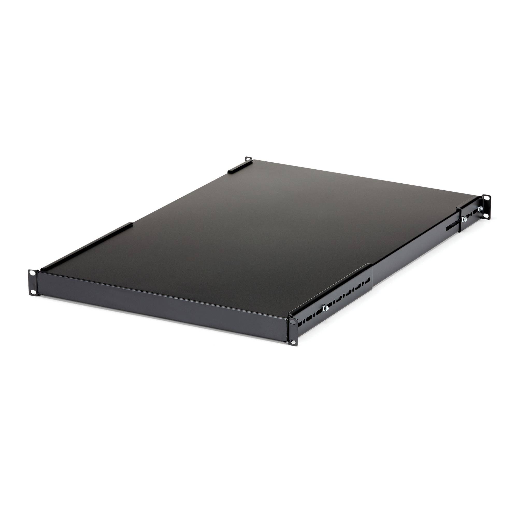 Rca Informatique - image du produit : ETAGERE ROBUSTE AJUSTABLE POUR RACK SERVEUR1U