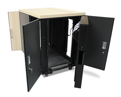 Rca Informatique - image du produit : NETSHELTER CX 18U SECURE SOUNDPROOFED SERVER ROOM