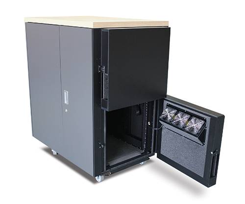 Rca Informatique - image du produit : NETSHELTER CX 24U SECURE SOUNDPROOFED SERVER ROOM