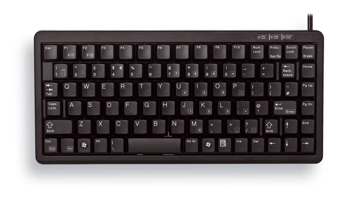 Rca Informatique - image du produit : G84-4100 COMPACT KEYBOARD UK-ENGLISH