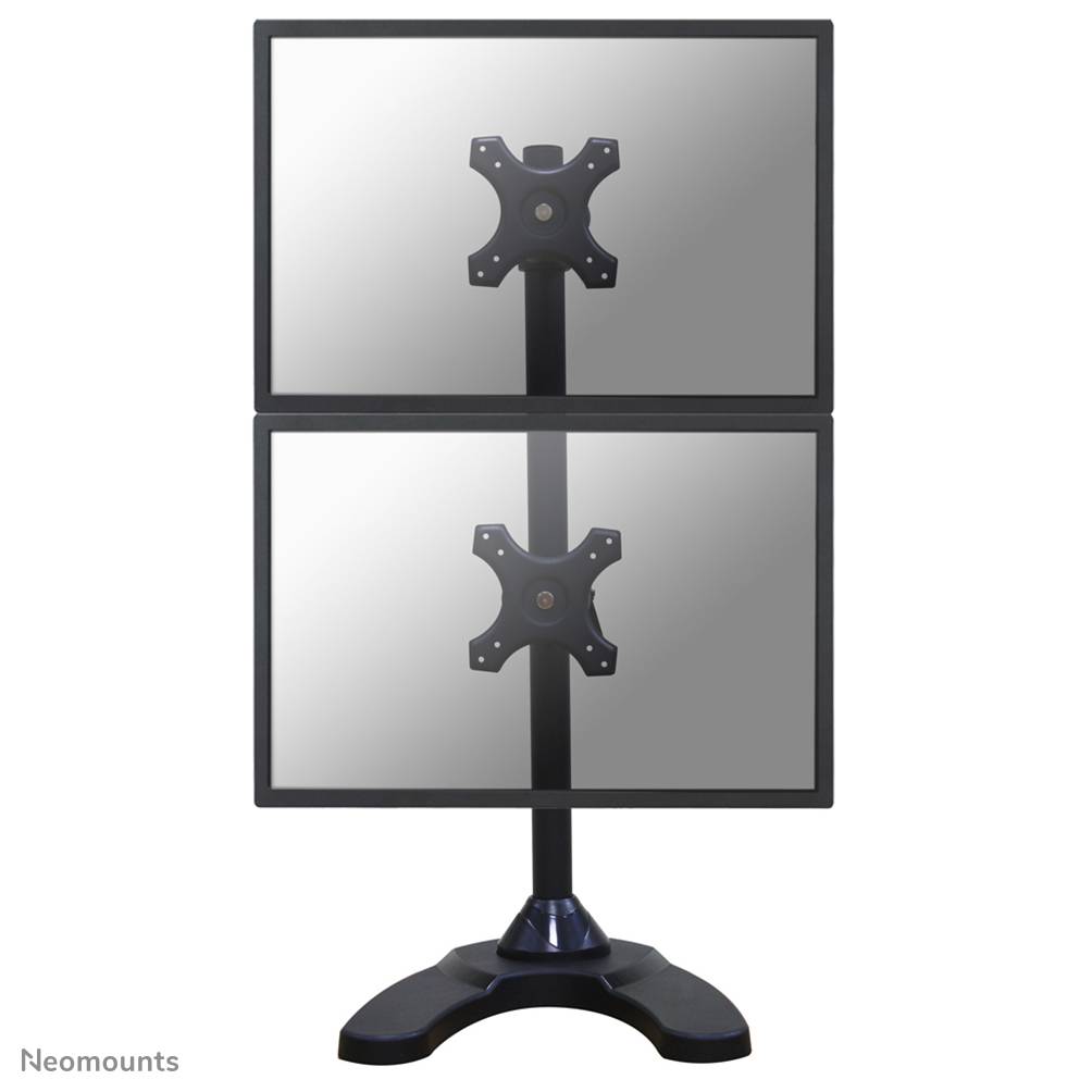 Rca Informatique - Image du produit : SUPPORT BUREAU 2 ECRANS PLATS MAX 24IN 1 PT DE FLEXION