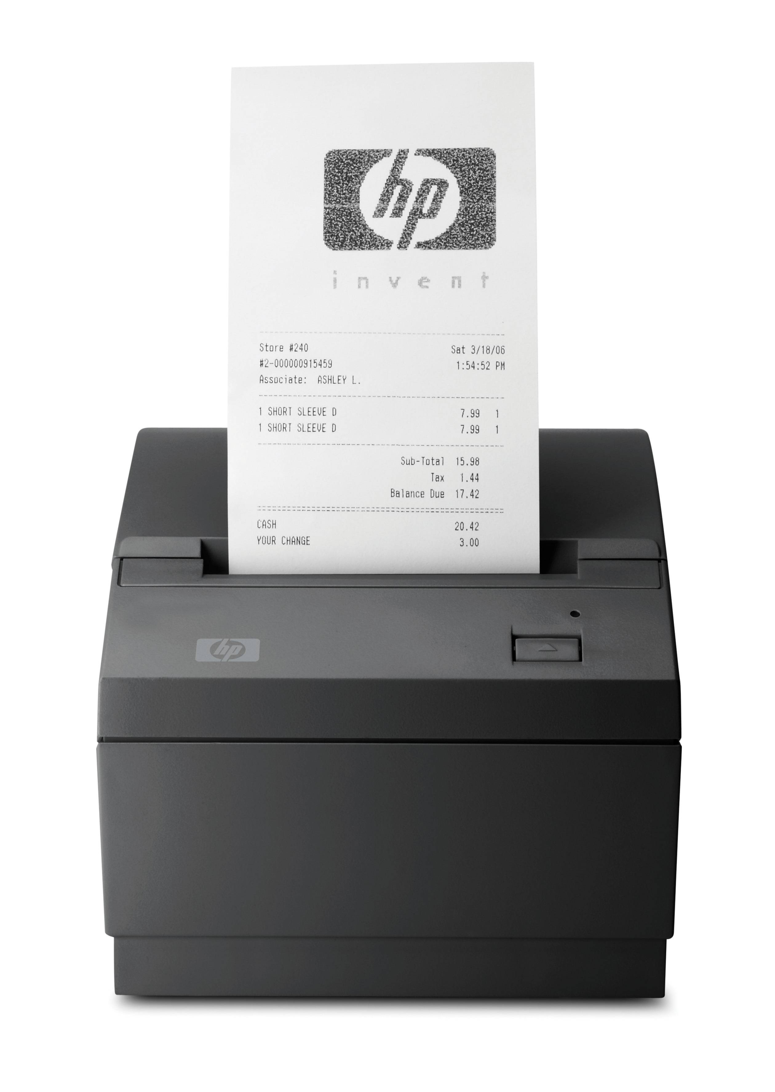 Rca Informatique - image du produit : HP USB SINGLE STATION RECEIPT PRINTER