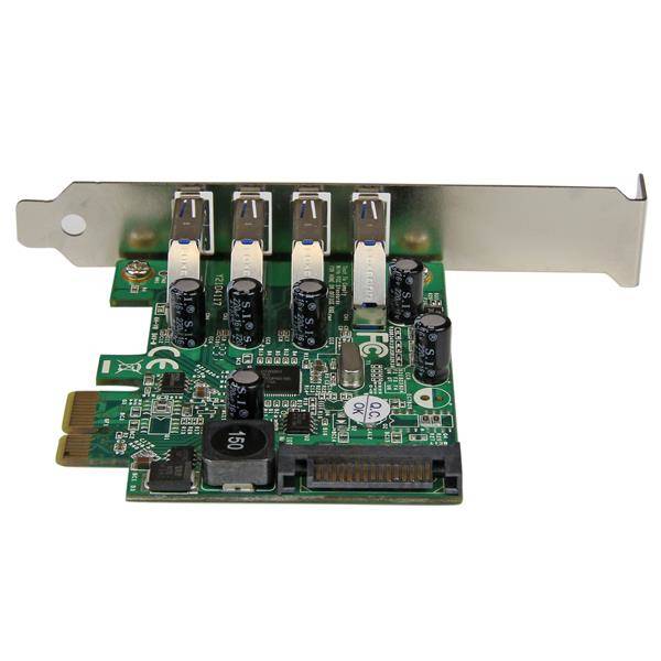 Rca Informatique - image du produit : CARTE PCI EXPRESS SUPERSPEED USB 3.0 AVEC 4 PORTS