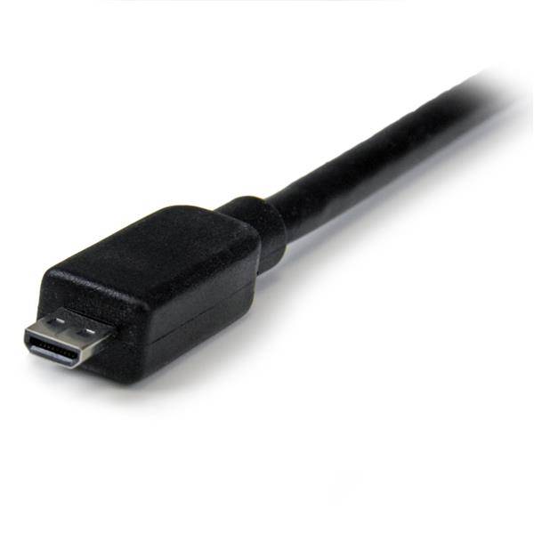 Rca Informatique - image du produit : CABLE ADAPTATEUR MICRO HDMI VERS VGA AVEC AUDIO