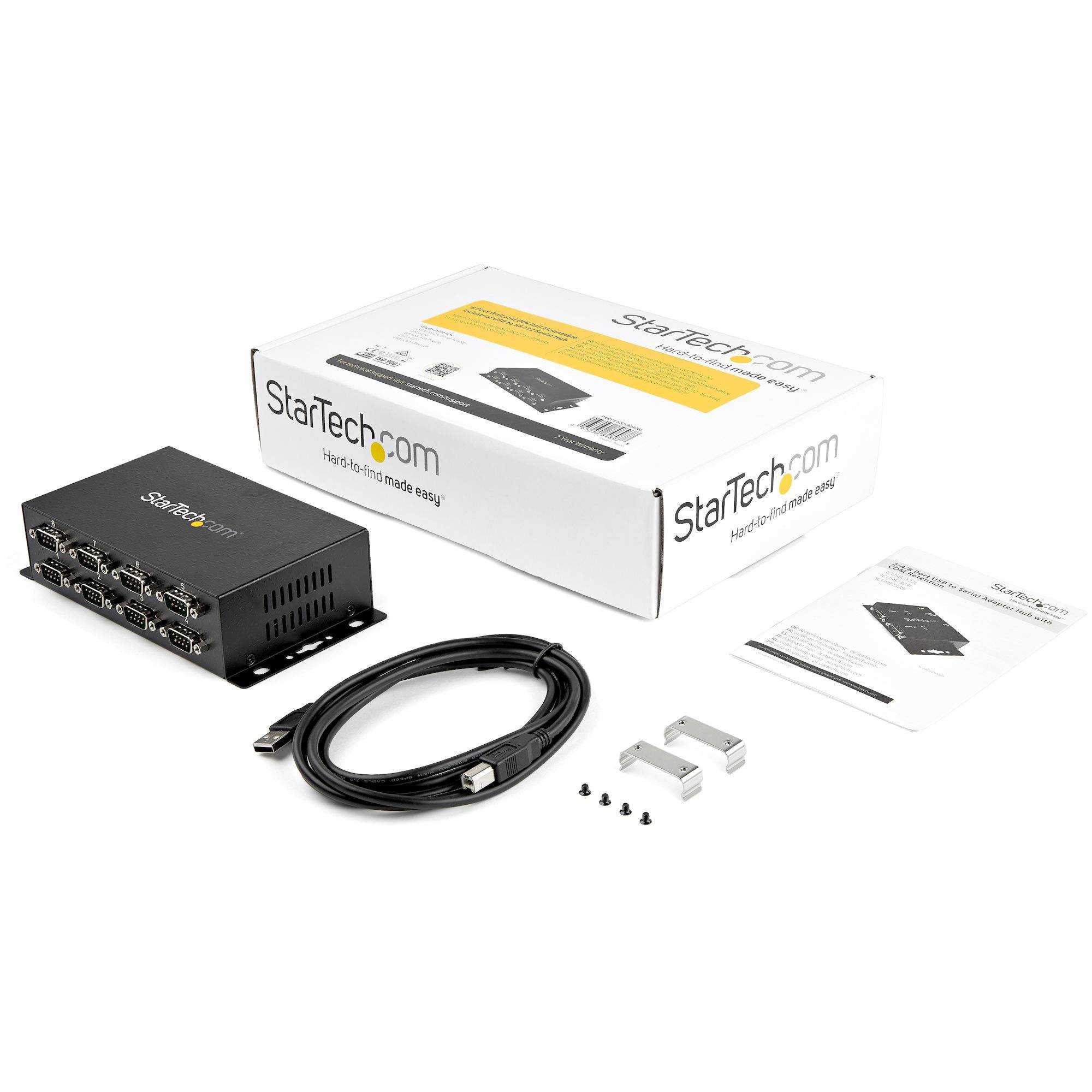 Rca Informatique - image du produit : USB SERIAL HUB 8PORT USB TO DB9 RS232 ADAPTATEUR SERIAL  HUB