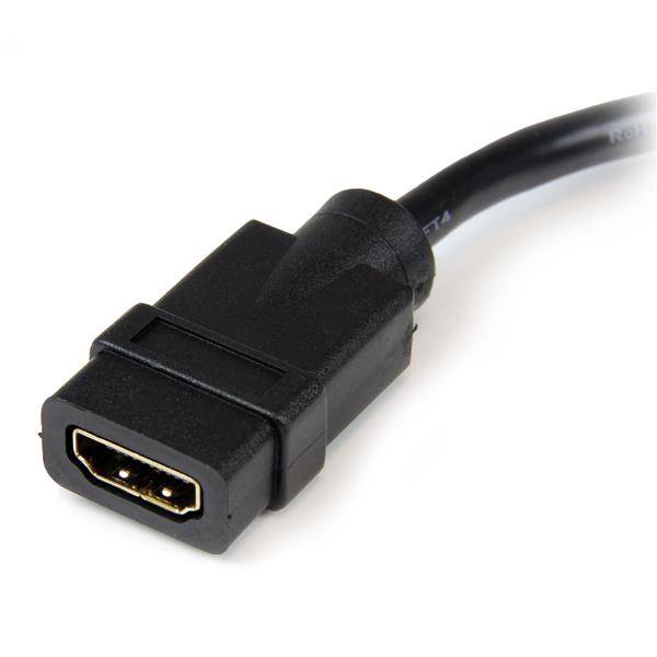 Rca Informatique - image du produit : CABLE ADAPTATEUR VIDEO HDMI VERS DVI-D DE 20 CM - M/F