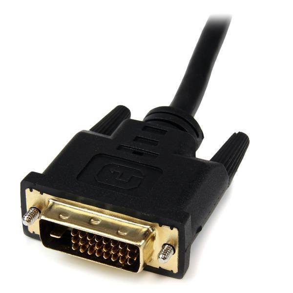 Rca Informatique - image du produit : CABLE ADAPTATEUR VIDEO HDMI VERS DVI-D DE 20 CM - M/F