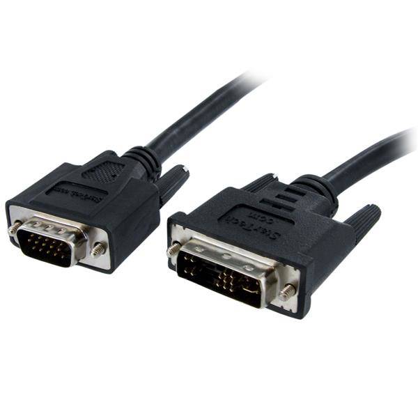 Rca Informatique - Image du produit : CABLE ECRAN DVI VERS VGA - HD15 M/M - 1 M