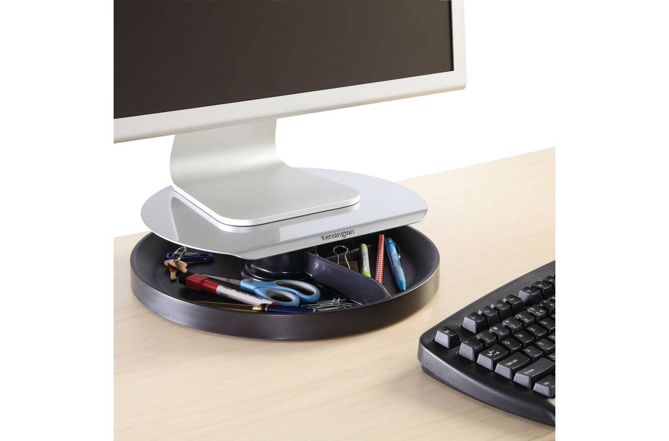 Rca Informatique - image du produit : SMARTFIT MONITOR STAND HEIGHT ADJUSTABLE SPIN STATION