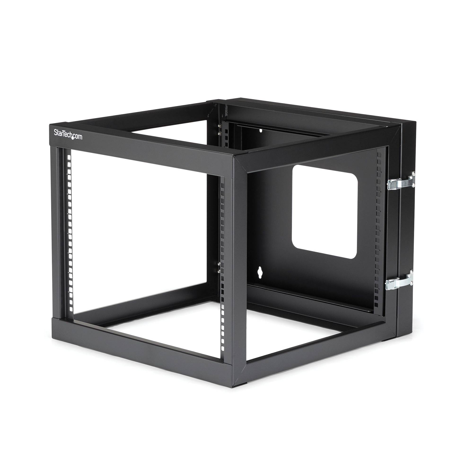 Rca Informatique - image du produit : 8U HINGED WALLMOUNT OPEN FRAME RACK CABINET - SERVER RACK