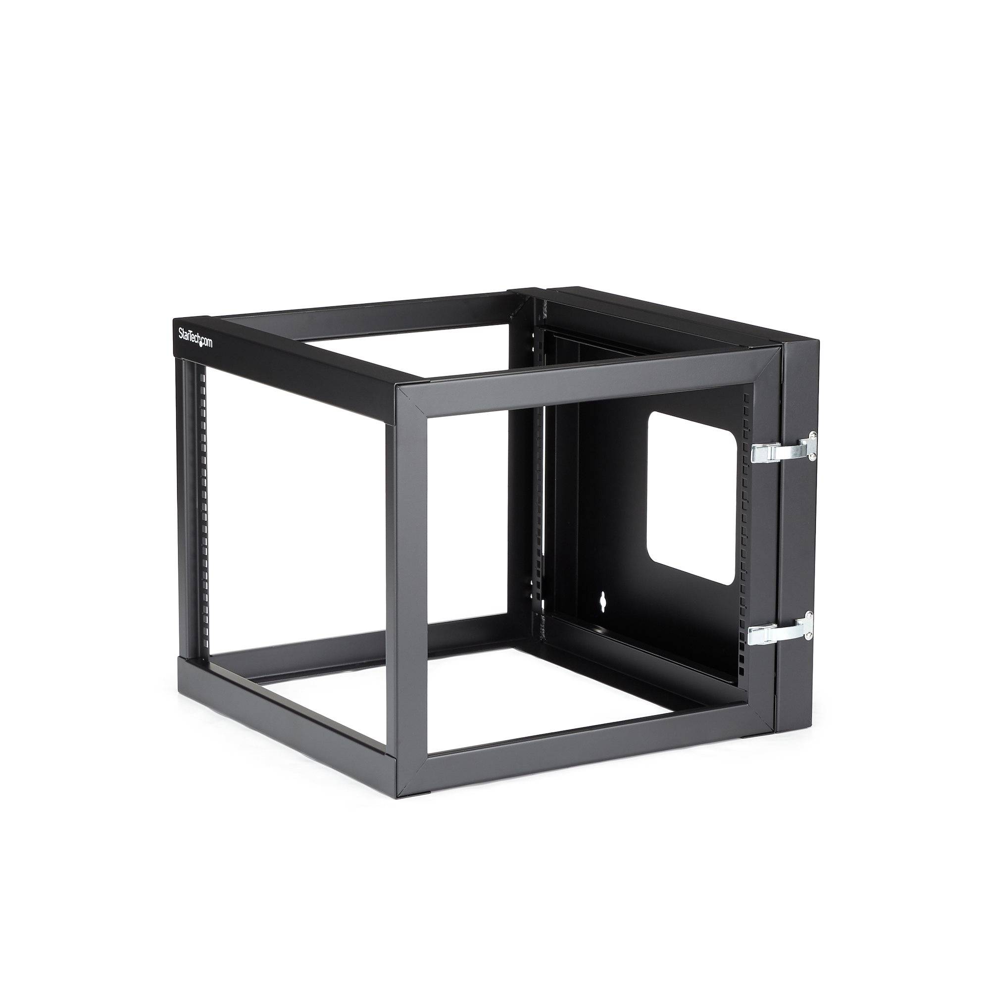 Rca Informatique - image du produit : 8U HINGED WALLMOUNT OPEN FRAME RACK CABINET - SERVER RACK