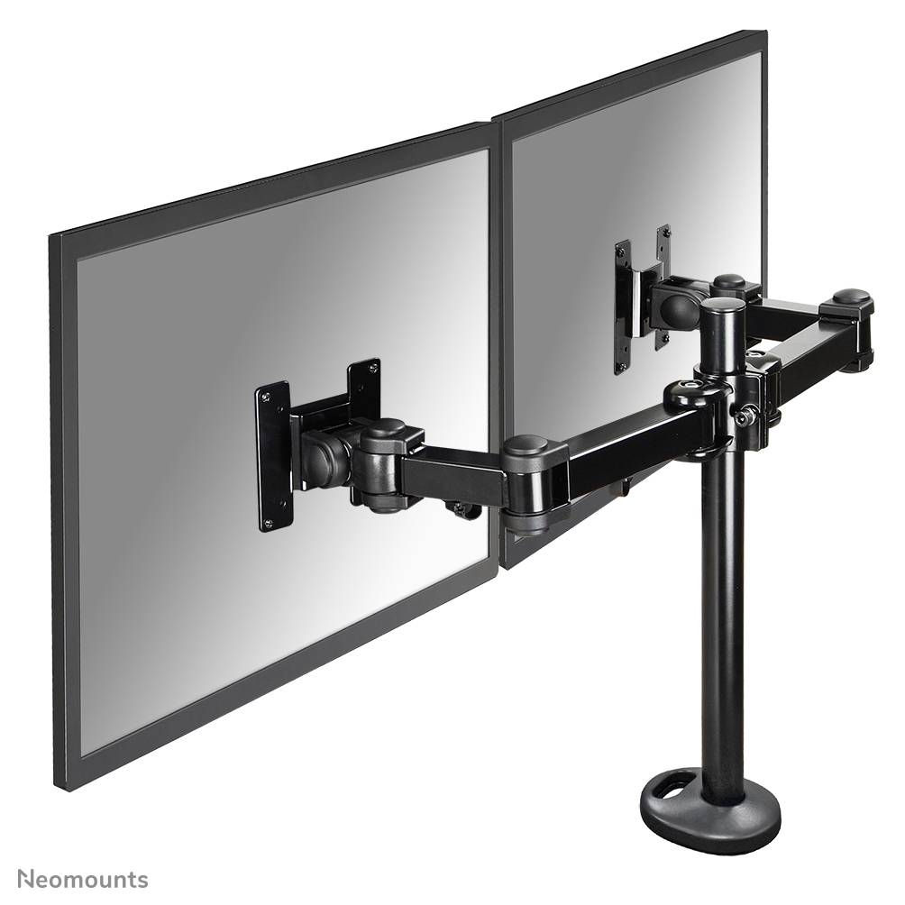 Rca Informatique - Image du produit : DESK MOUNT DUAL 10-27IN BLACK .