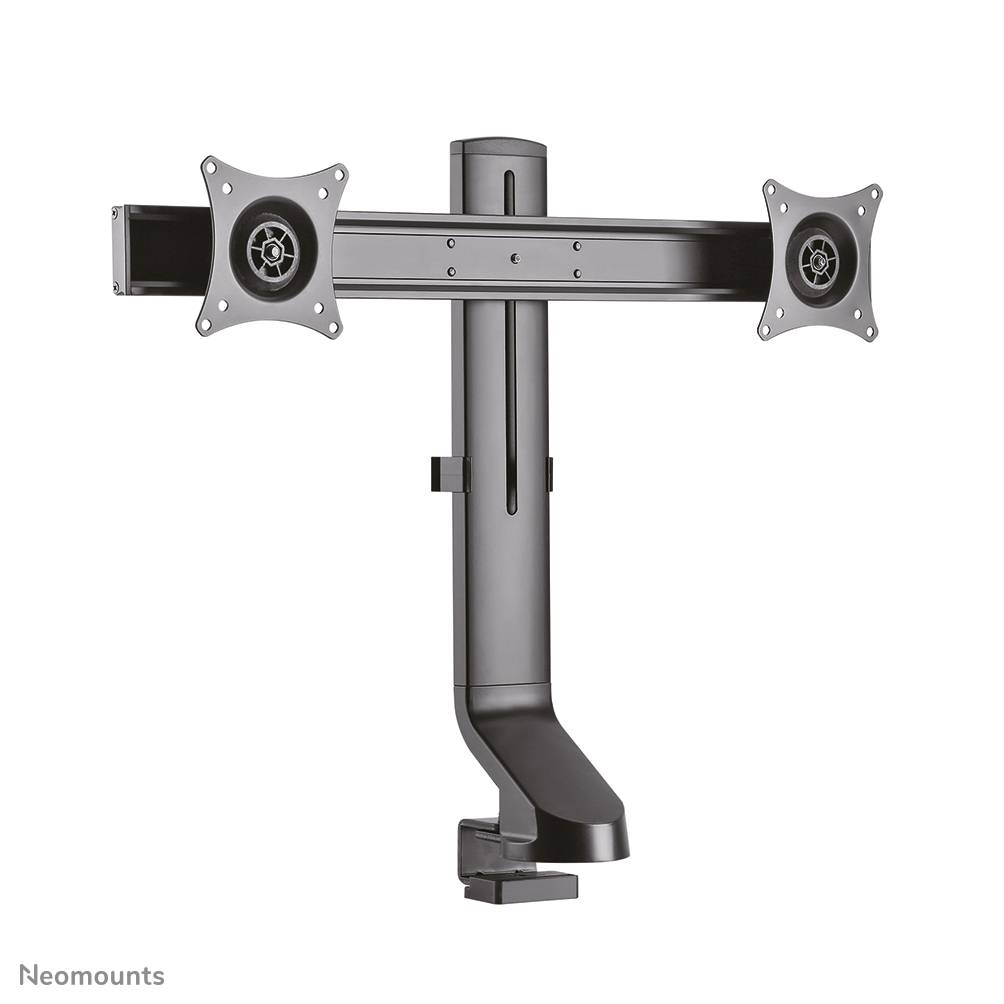 Rca Informatique - image du produit : DESK MOUNT DUAL 19-27IN BLACK CLAMP/GROMMET 75X75TO100X100