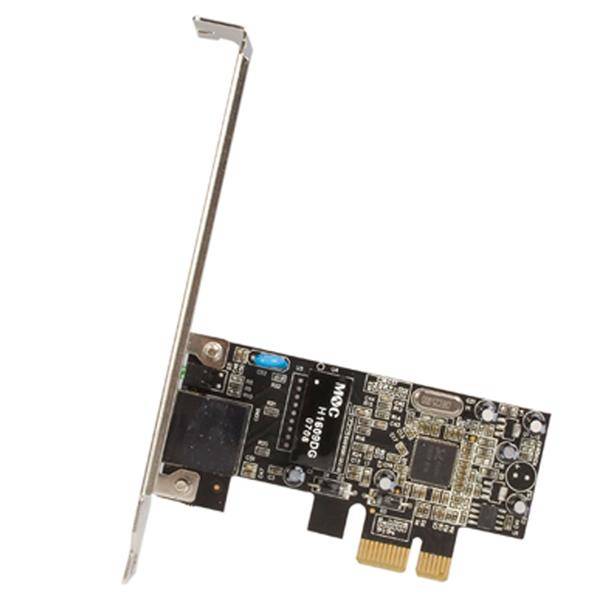 Rca Informatique - image du produit : CARTE RESEAU ETHERNET PCI-E A 1 PORT