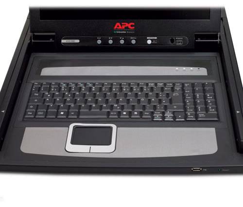 Rca Informatique - image du produit : APC 17 RACK CONSOLE GERMAN