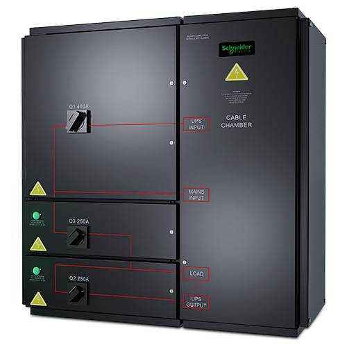 Rca Informatique - image du produit : SYMMETRA PX 96/160KW 400V MAINTENANCE BYPASS PANEL IN IN