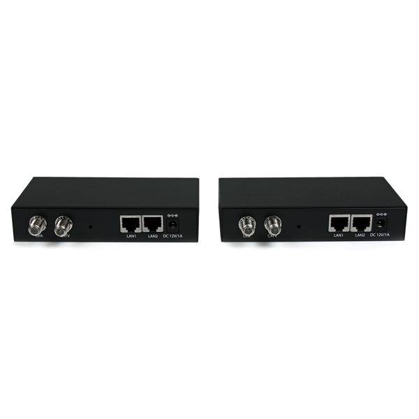 Rca Informatique - image du produit : GIGABIT ETHERNET COAX EXTENDER IP TO COAX CONVERTER - 2.4KM