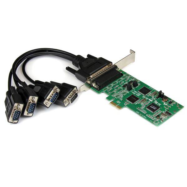 Rca Informatique - Image du produit : 4PORT DUAL PROFILE PCI EXPRESS RS232 RS422 RS485 SERIAL CARD