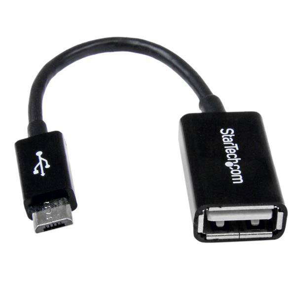 Rca Informatique - Image du produit : MICRO USB MALE TO USB FMALE OTG HOST CABLE ADAPTER