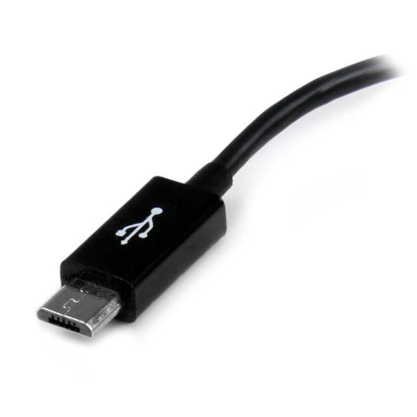 Rca Informatique - image du produit : MICRO USB MALE TO USB FMALE OTG HOST CABLE ADAPTER