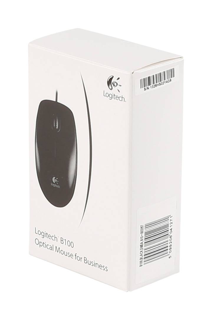 Rca Informatique - image du produit : SOURIS OPTIQUE FILAIRE B100 NOIR BUSINESS 800DPI