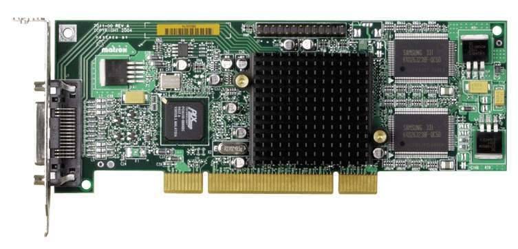 Rca Informatique - Image du produit : MATROX G550 PCI DUAL HEAD DUAL-HEIGHT GRAPHICS CARD