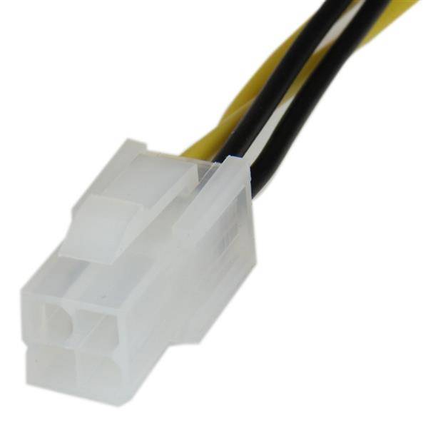 Rca Informatique - image du produit : CABLE EXTENSION DALIMENTATION PROCESSEURP4 - ATX12V - M/F