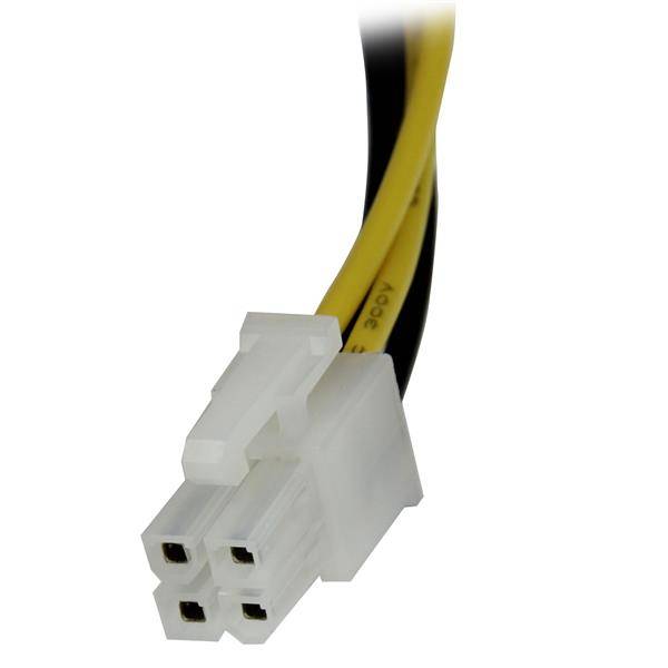 Rca Informatique - image du produit : CABLE EXTENSION DALIMENTATION PROCESSEURP4 - ATX12V - M/F