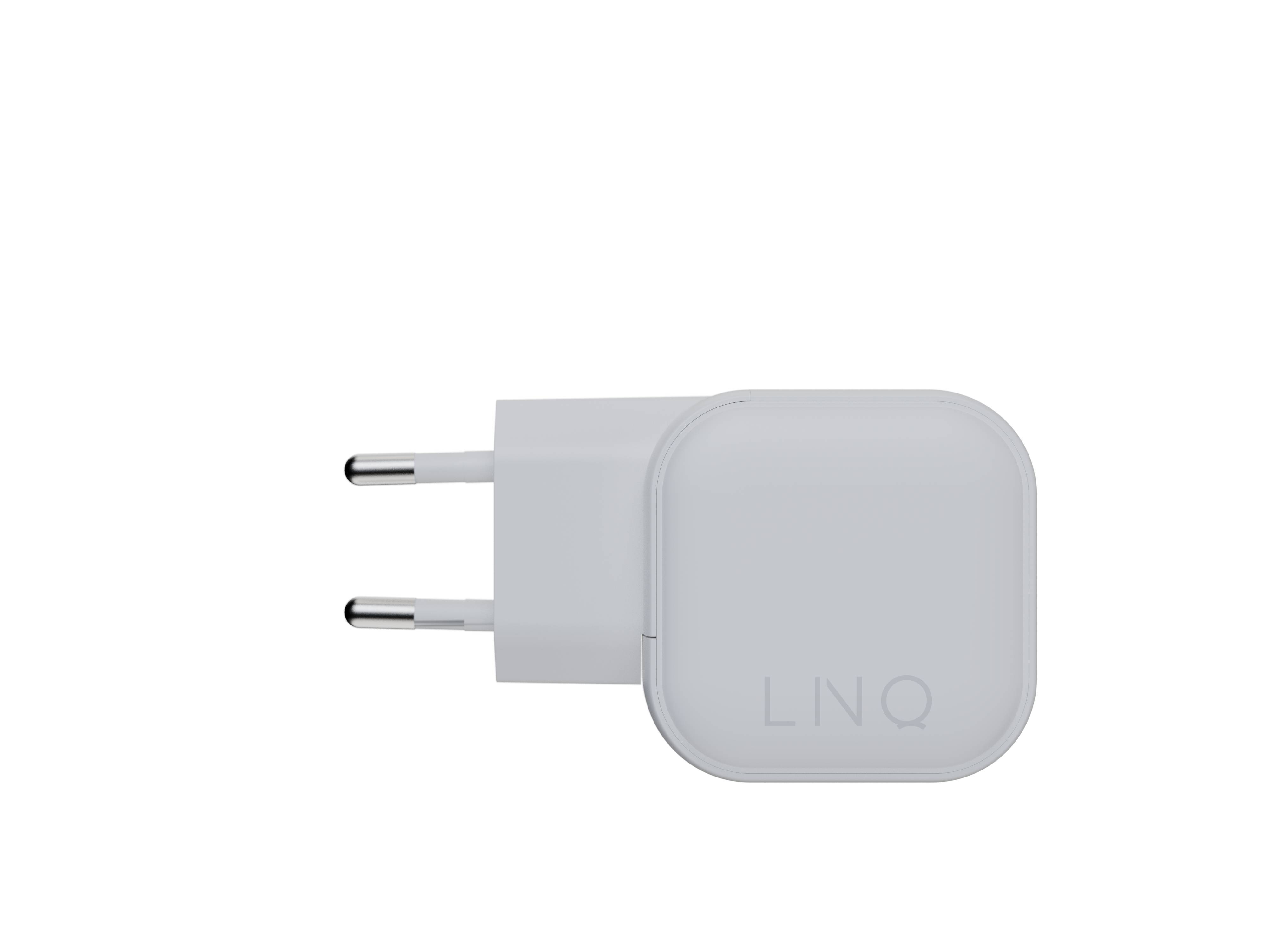 Rca Informatique - image du produit : WALL CHARGER 67W GAN2 LINQ RECYCLED ABS WHITE