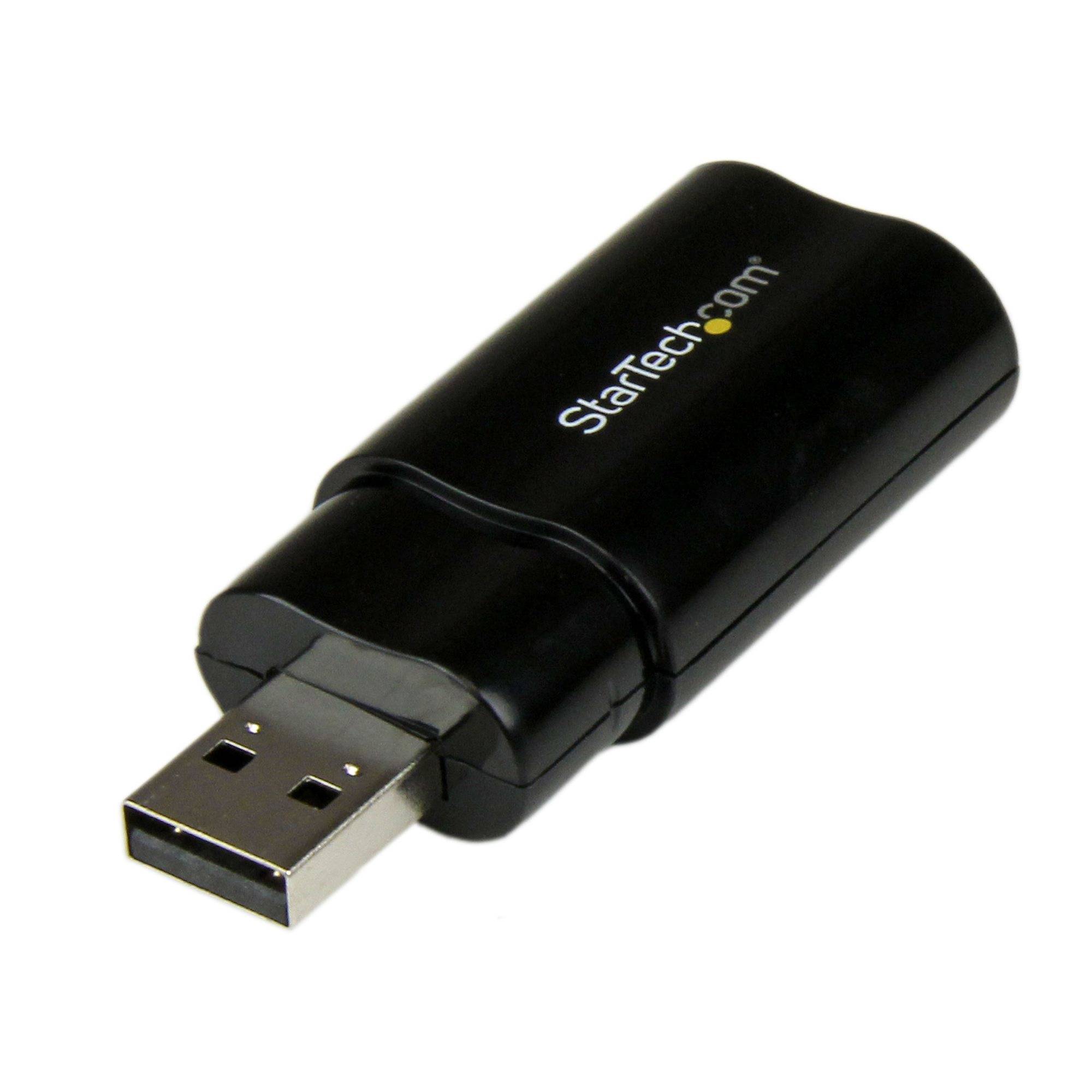 Rca Informatique - image du produit : ADAPTATEUR USB CARTE SON VERS AUDIO STEREO