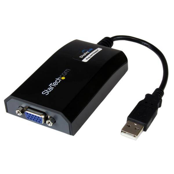 Rca Informatique - Image du produit : USB TO VGA ADAPTER - EXTERNAL USB GRAPHICS CARD ADAPTER