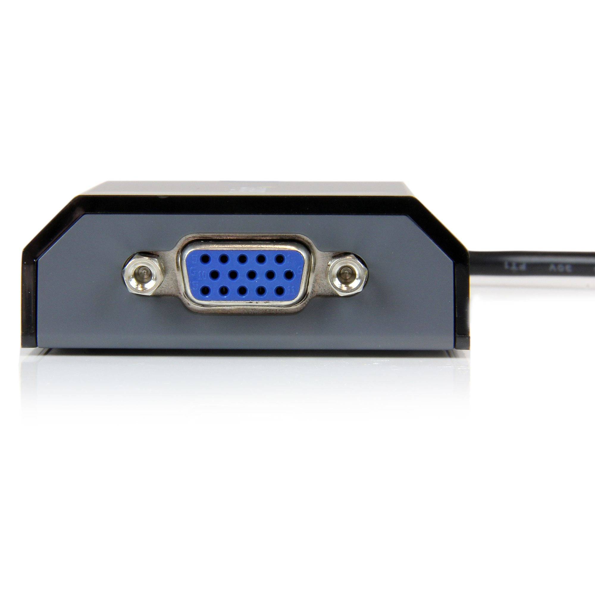 Rca Informatique - image du produit : USB TO VGA ADAPTER - EXTERNAL USB GRAPHICS CARD ADAPTER