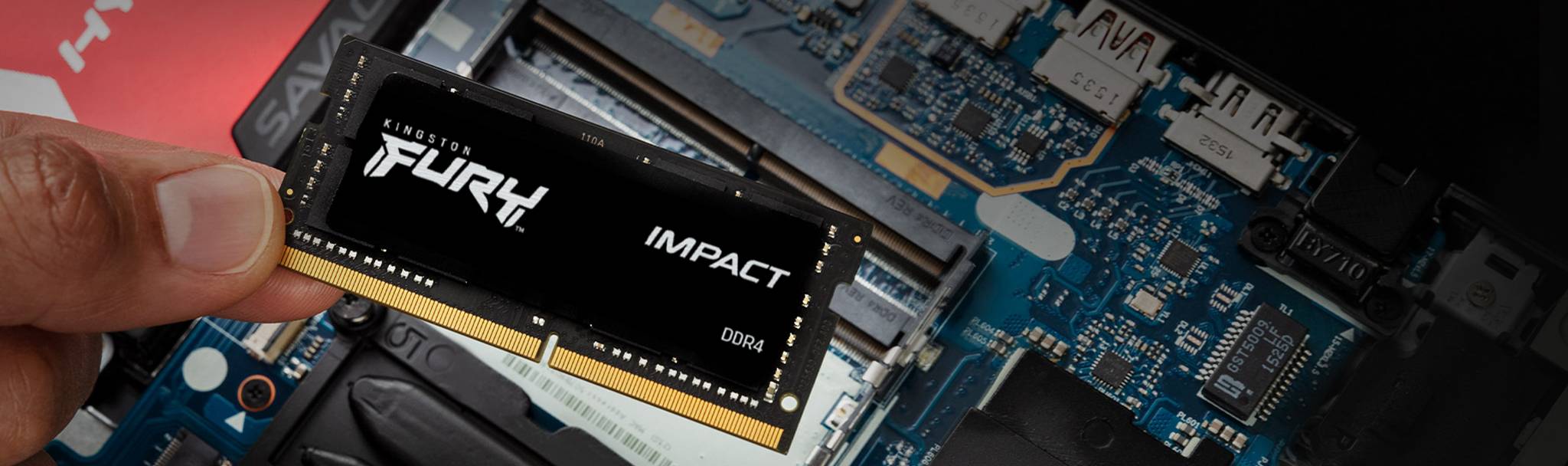 Rca Informatique - image du produit : 32GB DDR4-2666MHZ CL16 SODIMM (KIT OF 2) FURY IMPACT