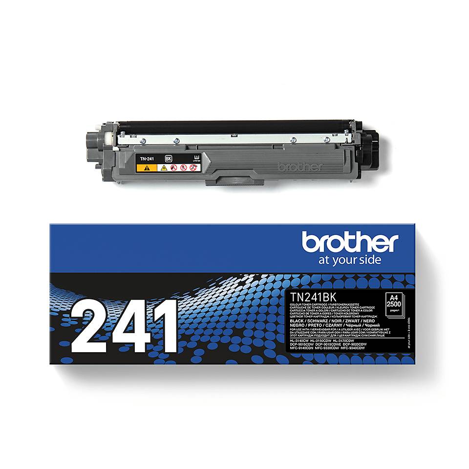 Rca Informatique - image du produit : TN-241BK TONER NOIR 2500 PG F/HL3140/3150/3170 MFC9140CDN