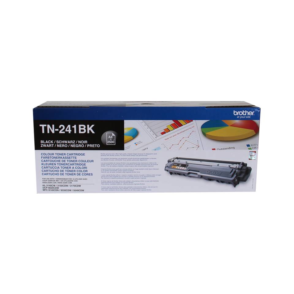 Rca Informatique - image du produit : TN-241BK TONER NOIR 2500 PG F/HL3140/3150/3170 MFC9140CDN