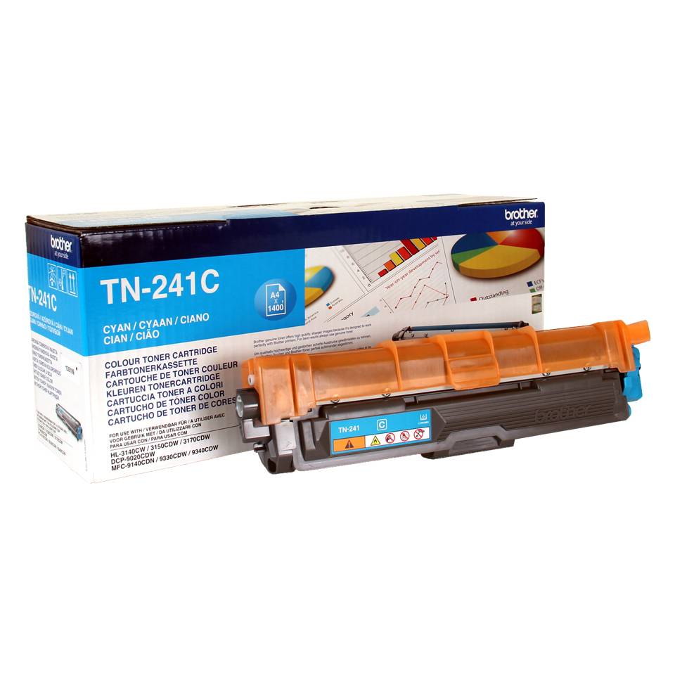 Rca Informatique - Image du produit : TN-241C TONER CYAN 1400 PG F/HL3140/3150/3170 MFC9140CDN