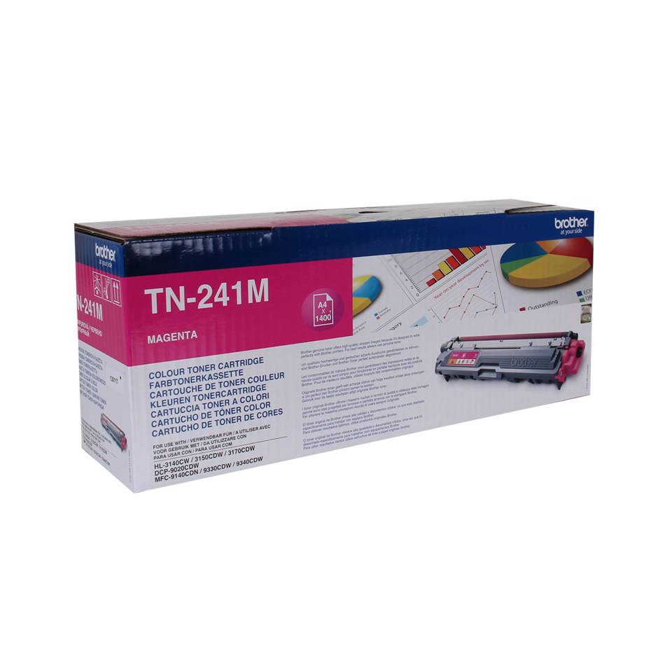 Rca Informatique - image du produit : TN-241M TONER MAGENTA 1400 PG F/HL3140/3150/3170 MFC9140CDN