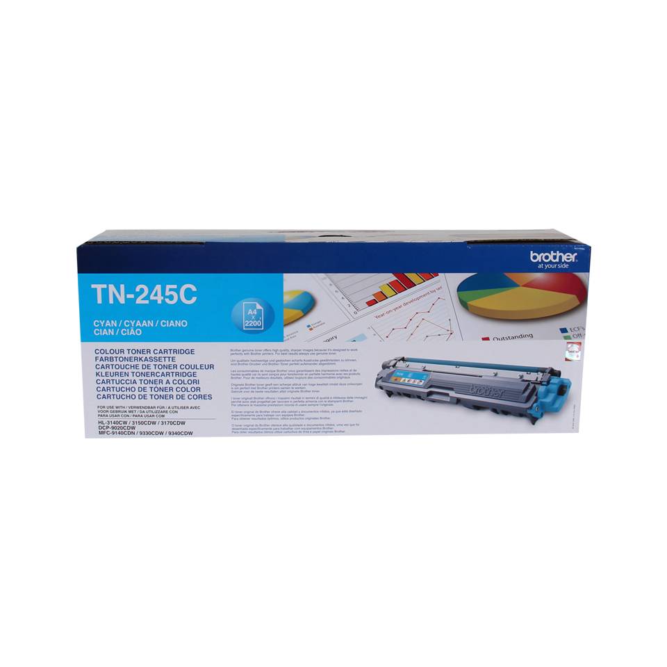 Rca Informatique - image du produit : TN-245C TONER CYAN 2200 PG F/HL3140/3150/3170 MFC9140CDN