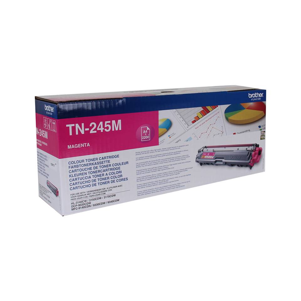 Rca Informatique - image du produit : TN-245M TONER MAGENTA 2200 PG F/HL3140/3150/3170 MFC9140CDN