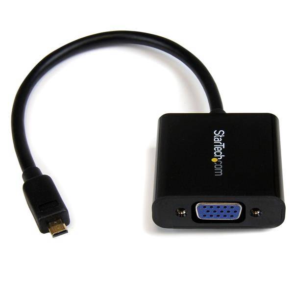 Rca Informatique - Image du produit : ADAPTATEUR CONVERTISSEUR MICRO HDMI VERS VGA